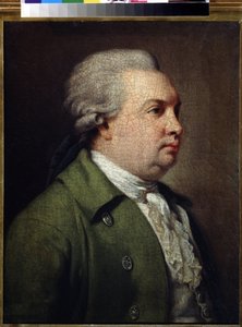 Portrait of the Dramatist Denis Ivanovitch Fonvizin by Armand Charles Caraffe
