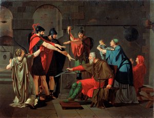 The Oath of the Horatii by Armand Charles Caraffe