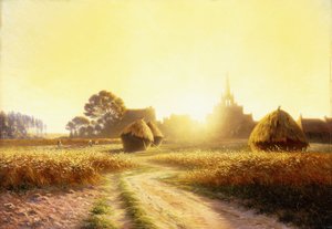 Sunset in Champagne, 1902