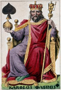 Representation of Charlemagne (detail) by Armand Gustave Houbigant