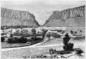 The El-Kantara Gorge, Tunisia by Armand Kohl