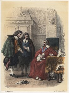 Cardinal Richelieu (Armand Jean du Plessis) by Armand Louis Henri Telory