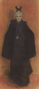 Elegant Woman Standing, 1893 by Armand Rassenfosse