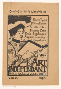 Woman Reading with a Hat