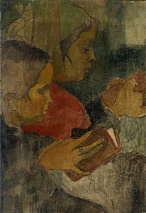 Breton Peasant Women at Mass