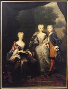 Landgravine Marie Louise of Hesse-Kassel, Princess of Orange, with Children by Arnold Boonen