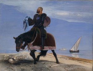 The Adventurer. 1882 by Arnold Böcklin