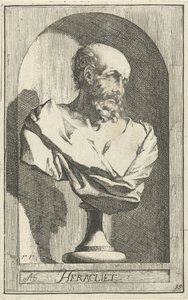 Bust of Heraclitus by Arnold Houbraken