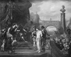 Christ before Pilate by Arnold Houbraken