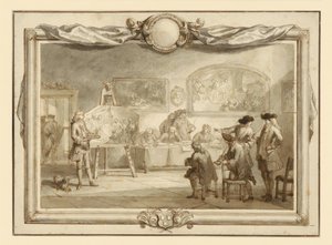 Viewing Paintings in the St. Luke
