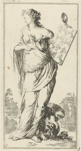 Personification of Time by Arnold Houbraken