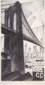 Brooklyn Bridge by Arnold Ronnebeck