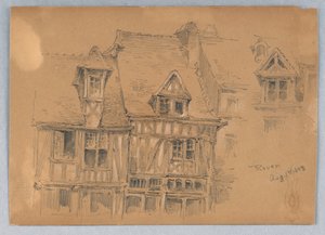Houses in Rouen by Arnold William Brunner