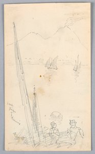 Last Glimpse of Vesuvius by Arnold William Brunner