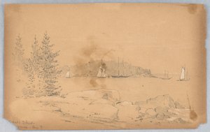 Rodick’s Island, Mt. Desert by Arnold William Brunner