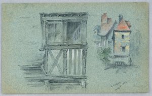 Two Sketches of Lisieux by Arnold William Brunner