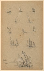 Venetian Fishing Boats by Arnold William Brunner