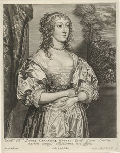 Portrait of Katherine Howard by Arnold de Jode