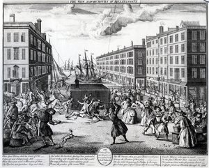 The View and Humours of Billingsgate by Arnold van Haecken