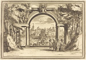 Il Greco in Troy: Plate 1 by Arnold von Westerhout
