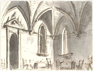 Room with Gothic Vaults by Aron Wallick