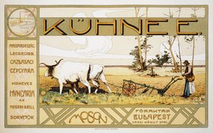 Reproduction of a Poster Advertising Kuhnee Agricultural Manufacturers, 1899