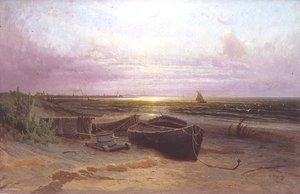 Beach at Narva Bay by Arseniy Ivanovich Meshchersky