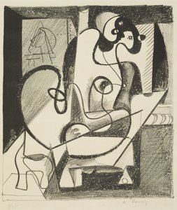 Painter and Model by Arshile Gorky