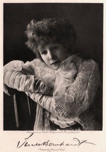 Sarah Bernhardt, French actress