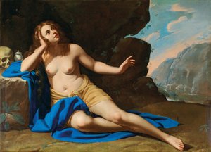 Saint Mary Magdalene in Ecstasy, 1640s by Artemisia Gentileschi