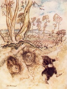 Illustration for The Wind in the Willows by Kenneth Grahame by Arthur (after) Rackham
