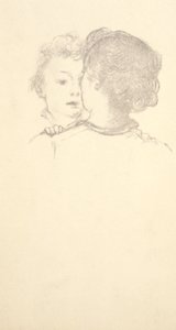 Rab (facing a woman) by Arthur B. Davies