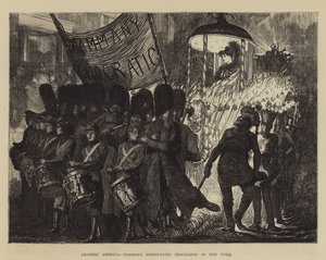 Graphic America, Tammany Democratic Procession in New York