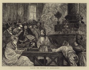 Taking the Waters at Baden-Baden by Arthur Boyd Houghton