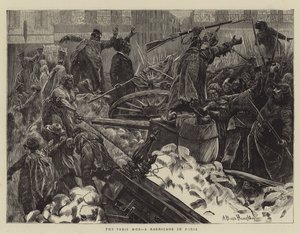 The Paris Mob, a Barricade in Paris