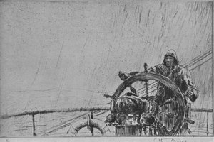 The Helmsman by Arthur Briscoe