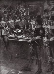 Strafford Delivering Up His Sword in the House of Commons by Arthur David (after) McCormick