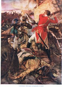 Lieutenant Pattinson Recaptures the Gun by Arthur David McCormick