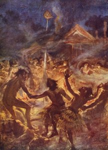 The frenzy of the Hauhau, The Incantation by Arthur David McCormick