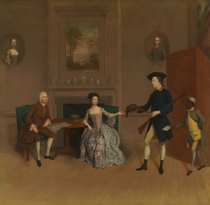 John Orde, His Wife, Anne, His Eldest Son, William, and a Servant