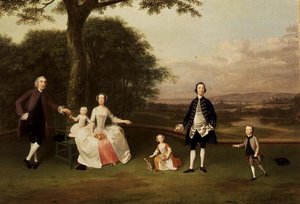 The Till Family, c.1750-51 by Arthur Devis