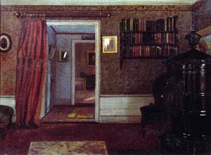 The Parlour Stove, c.1900 by Arthur F. Davies