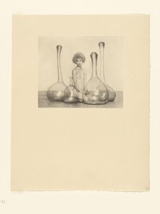 Female Nude with Bottles