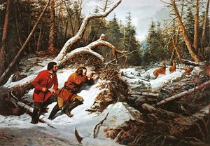 First Snow by Arthur Fitzwilliam (after) Tait