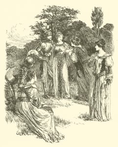 The Legend Of Britomart, The Golden Girdle Awarded by Arthur George Walker