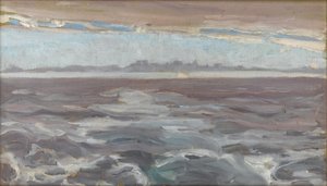 Distant View of Venice by Arthur Haythorne Studd