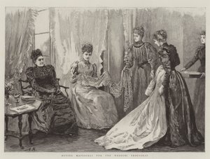 Buying Materials for the Wedding Trousseau by Arthur Hopkins