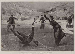 Irrepressible Enthusiasts, Tennis in the Snow