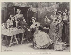 Madame Sans-Gene, at the Lyceum, Madame Sans-Gene (Miss Ellen Terry) in her Laundry
