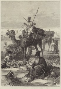 Persian Sketches, Pilgrims with their Dead going to the Shrines of Kerbala and Meshid Ali by Arthur Hopkins